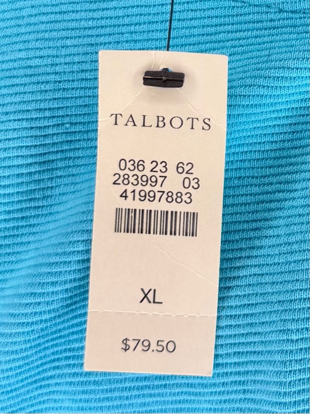 Talbots Sleeveless Blue Fit & Flare Dress Size XL - Picture 10 of 13